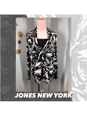 EUC Jones New York Drape Neck Top